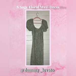 Floral Puff Sleeve Dress